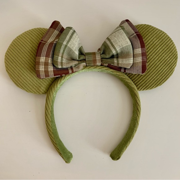 Disney Accessories - Disney Minnie Mouse Pear Plaid Ears